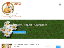 Tablet Screenshot of homesteadingmom.com